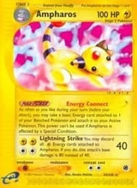 Ampharos Expedition 34 Pokémon card