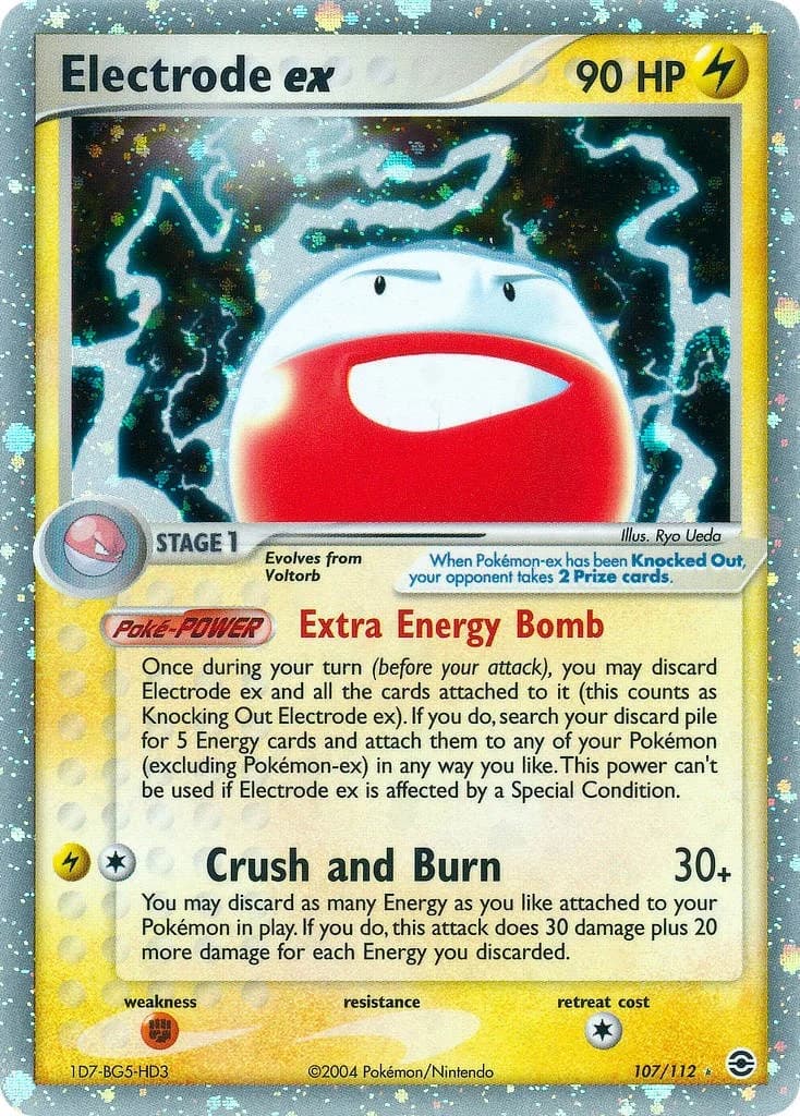 Electrode EX Fire Red & Leaf Green 107 Pokémon card