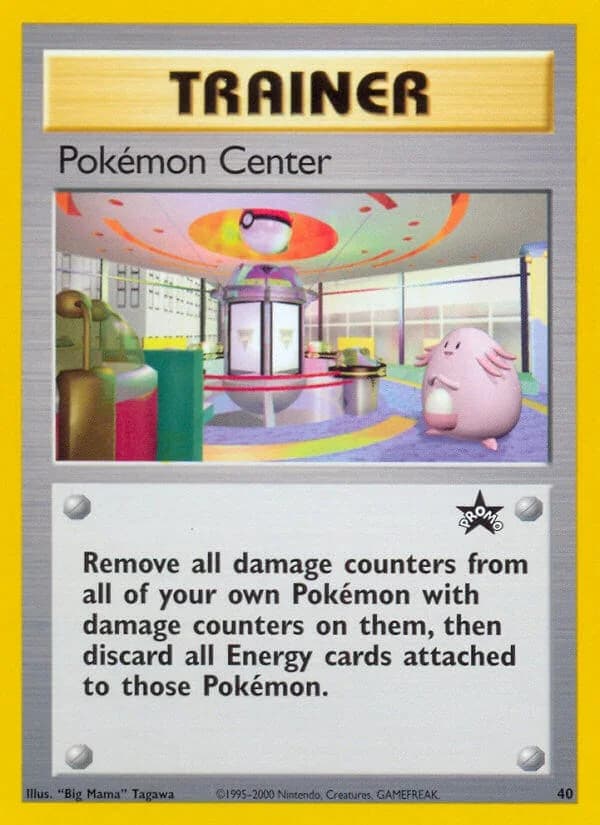 Pokemon Center Promo 40 Pokémon card