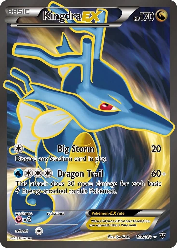 Kingdra EX Fates Collide 122 Pokémon card