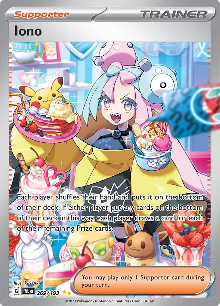 Iono Paldea Evolved 269 Pokémon card