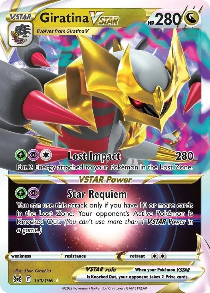 Giratina VSTAR Lost Origin 131 Pokémon card