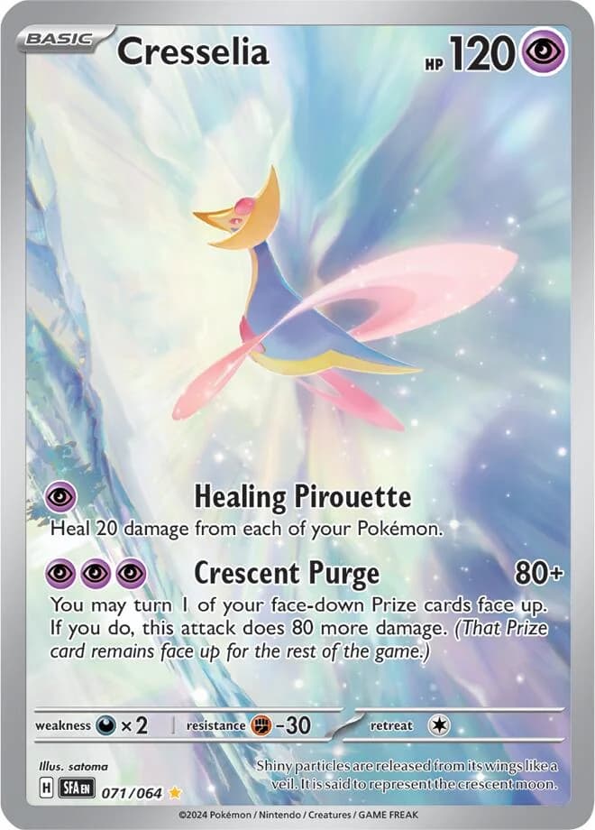 Cresselia Shrouded Fable 71 Pokémon card