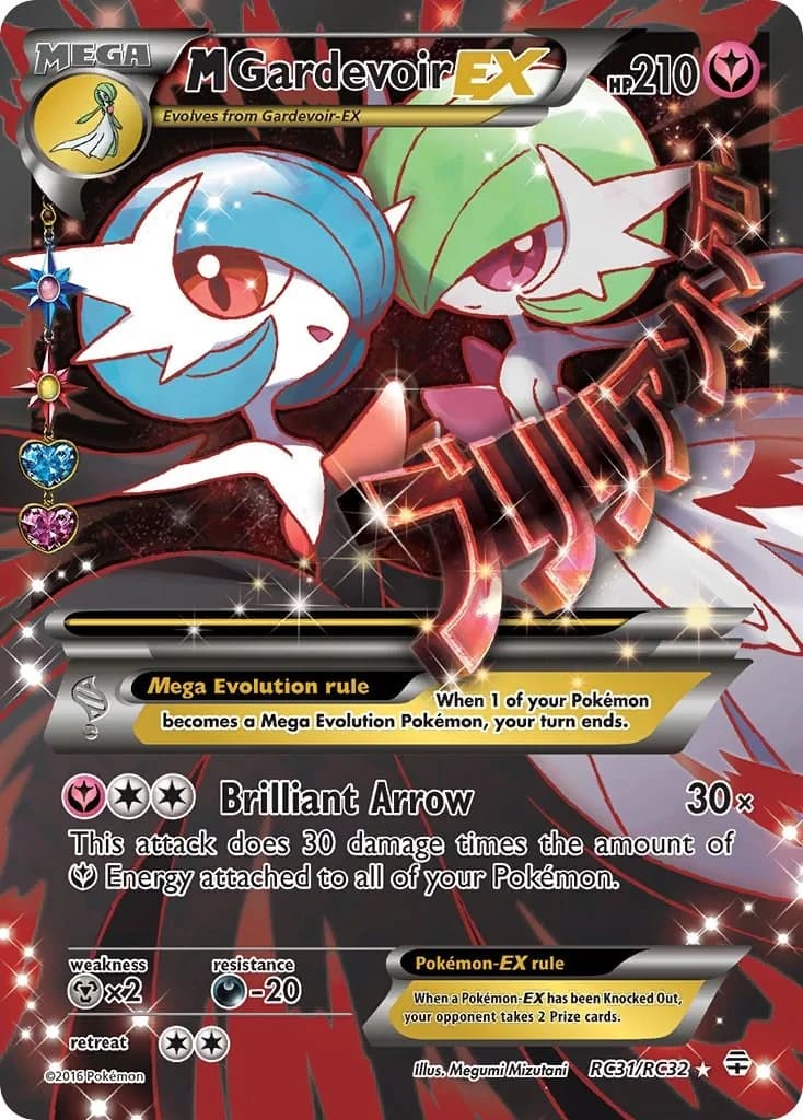 M Gardevoir EX Generations RC31 Pokémon card