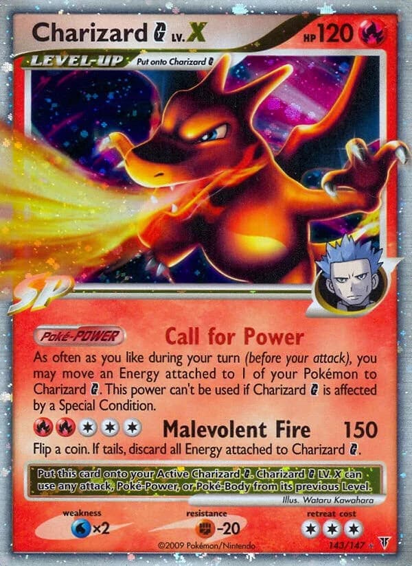 Charizard G LV. X Supreme Victors 143 Pokémon card