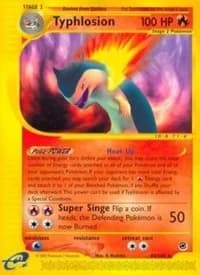 Typhlosion [Reverse Holo] Expedition 65 Pokémon card
