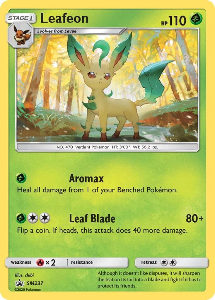 Leafeon Promo SM237 Pokémon card