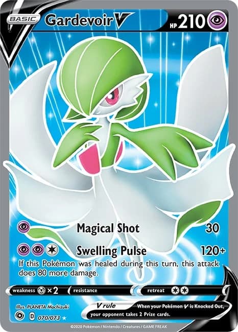 Gardevoir V Champion's Path 70 Pokémon card