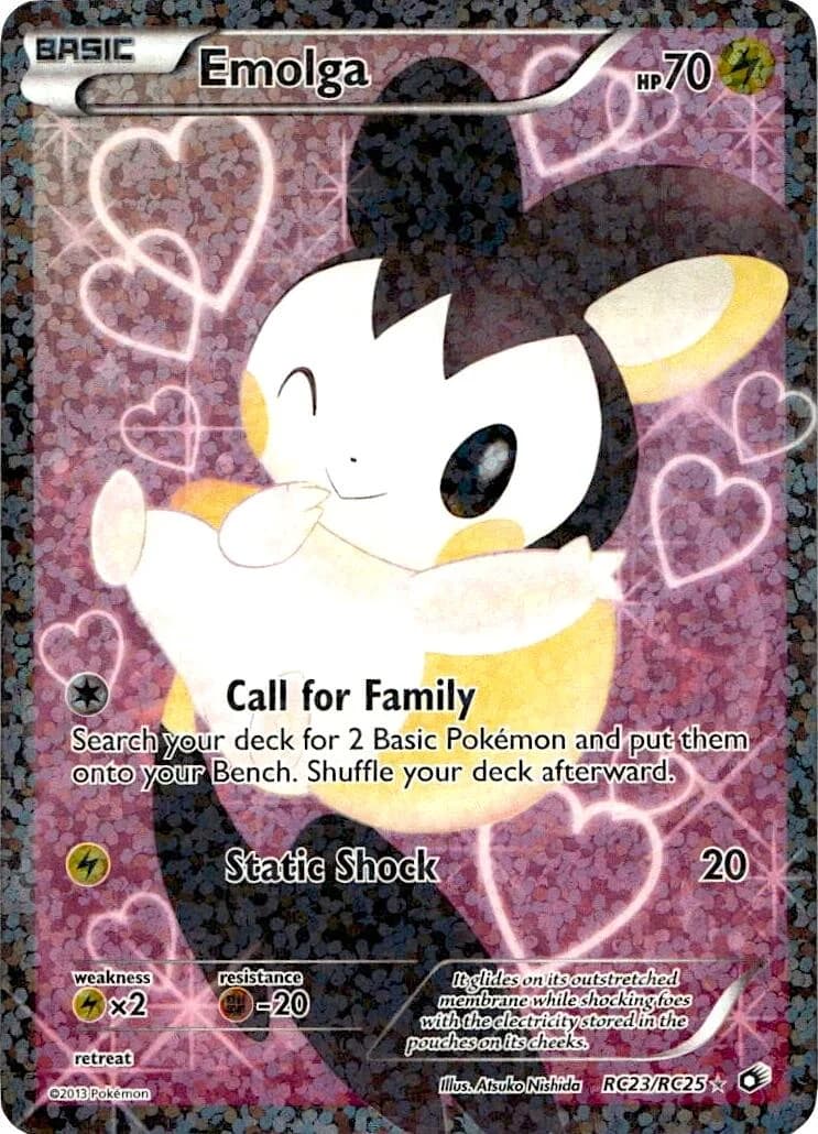Emolga Legendary Treasures RC23 Pokémon card