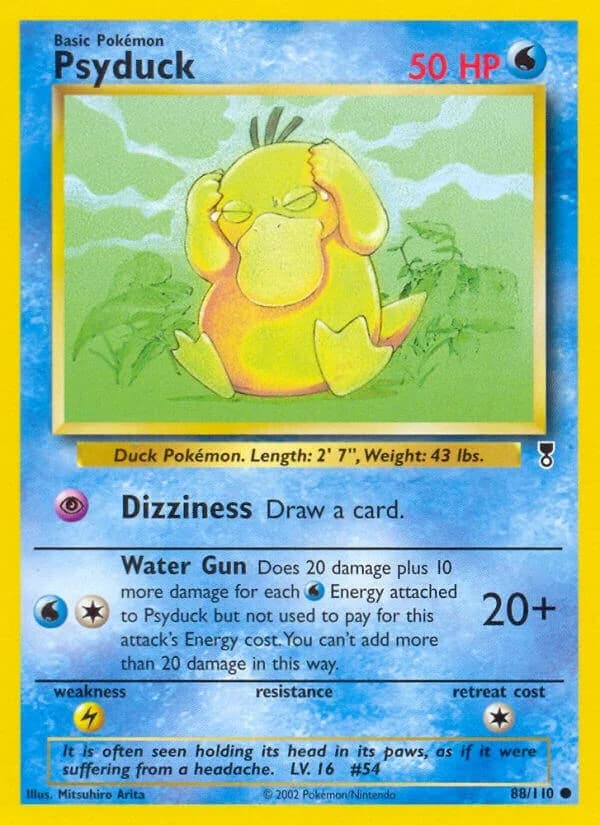 Psyduck [Reverse Holo] Legendary Collection 88 Pokémon card