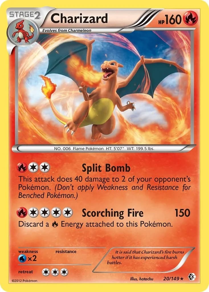 Charizard Boundaries Crossed 20 Pokémon card