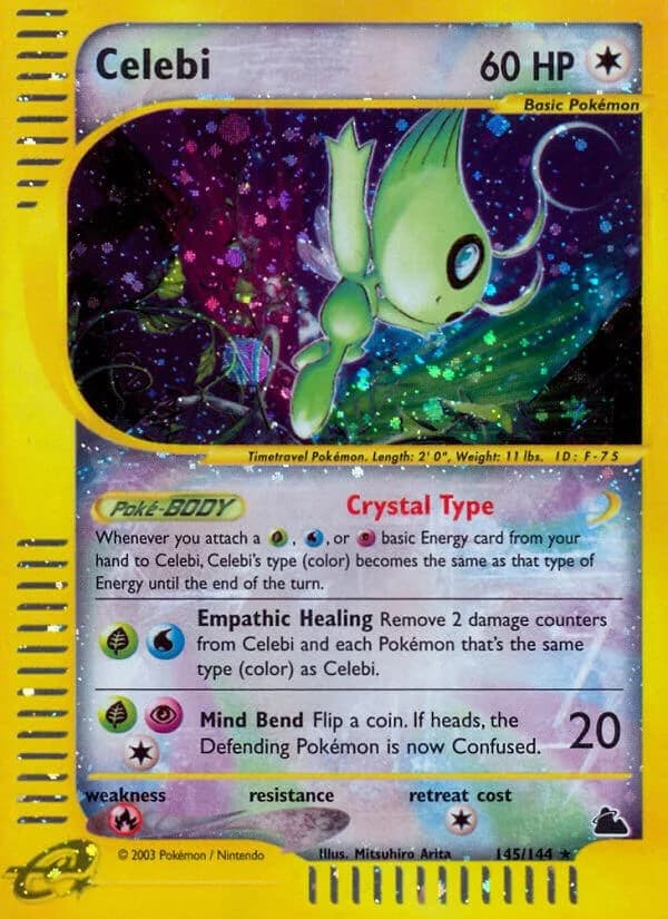 Celebi [Reverse Holo] Skyridge 145 Pokémon card