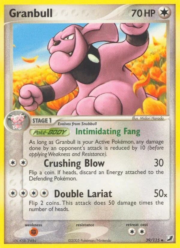 Granbull [Reverse Holo] Unseen Forces 39 Pokémon card