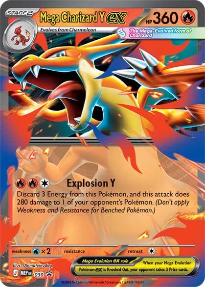 Mega Charizard Y Ex Promo 30 Pokémon card