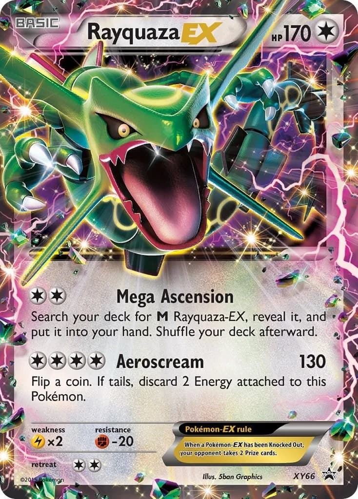 Rayquaza EX Promo XY66 Pokémon card