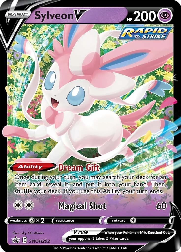 Sylveon V Promo SWSH202 Pokémon card