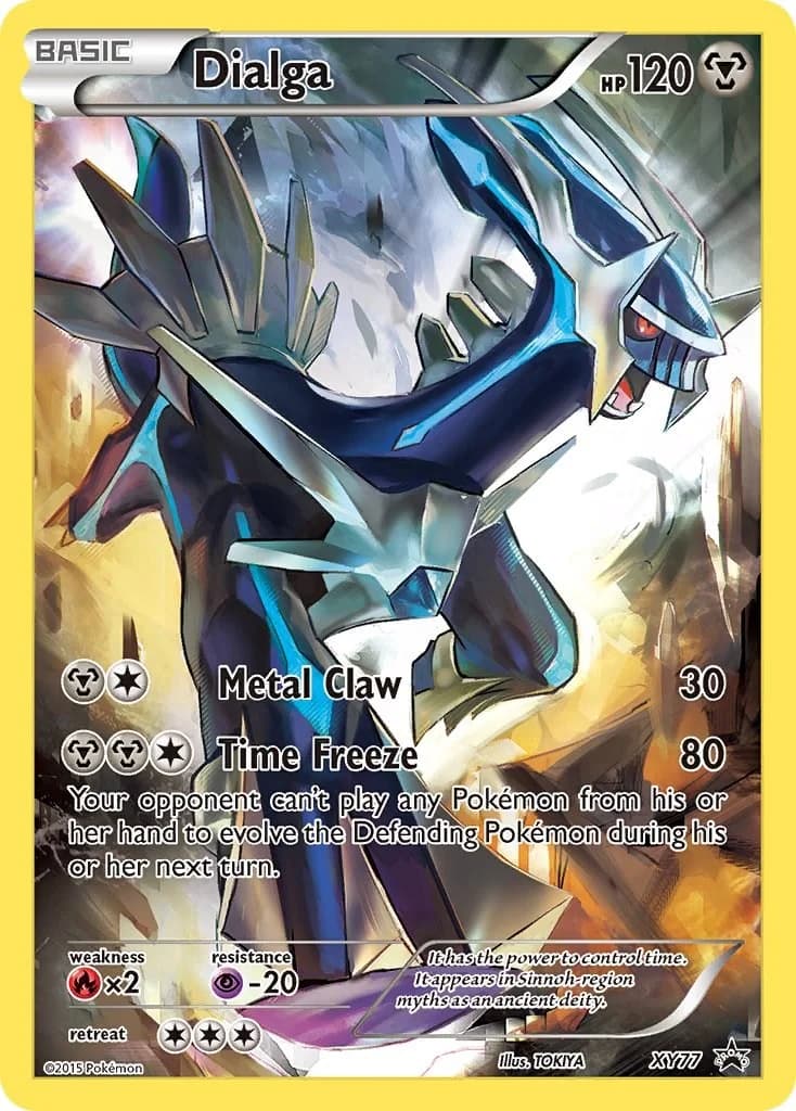 Dialga Promo XY77 Pokémon card