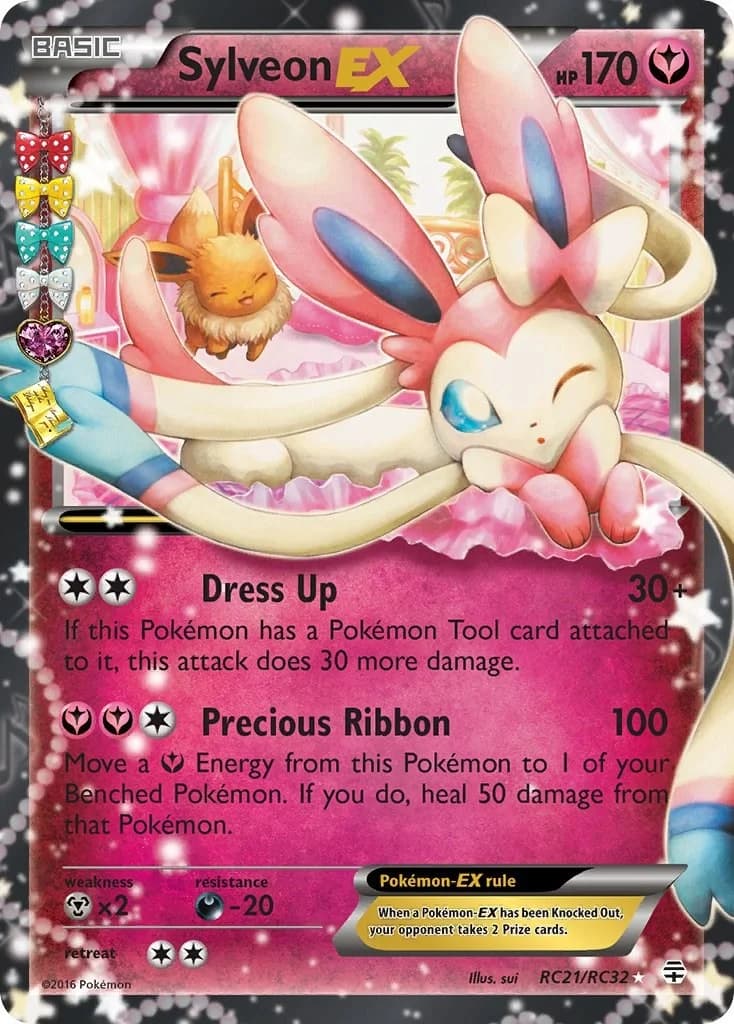 Sylveon EX Generations RC21 Pokémon card