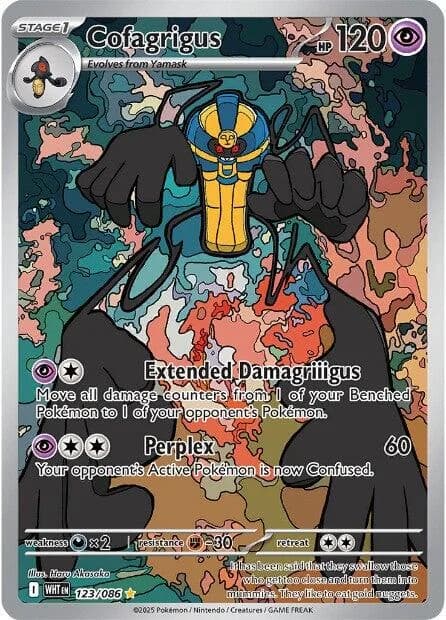 Cofagrigus White Flare 123 Pokémon card