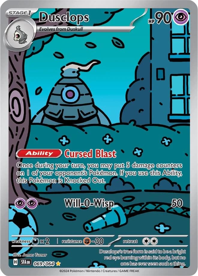 Dusclops Shrouded Fable 69 Pokémon card