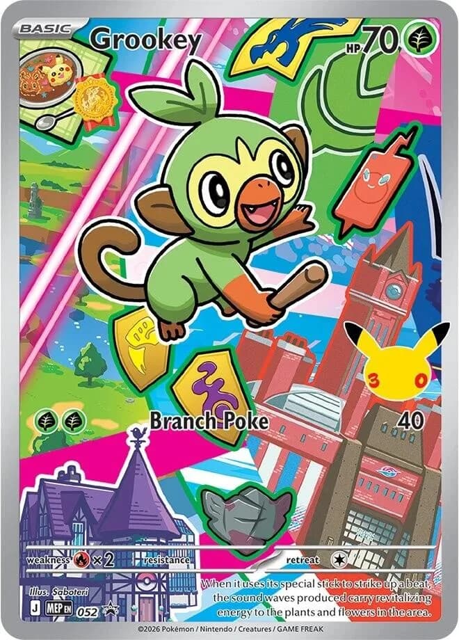 Grookey Promo 52 Pokémon card