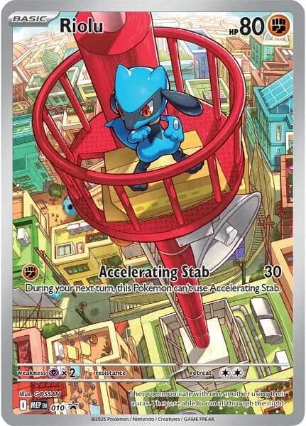 Riolu Promo 10 Pokémon card