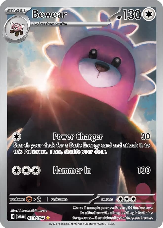 Bewear Shrouded Fable 79 Pokémon card