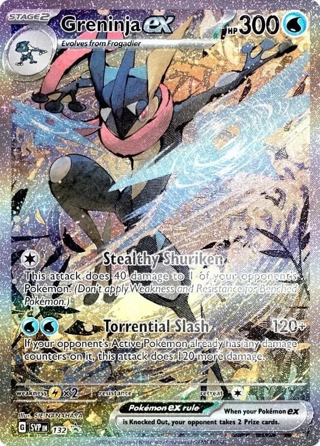 Greninja Ex Promo 132 Pokémon card