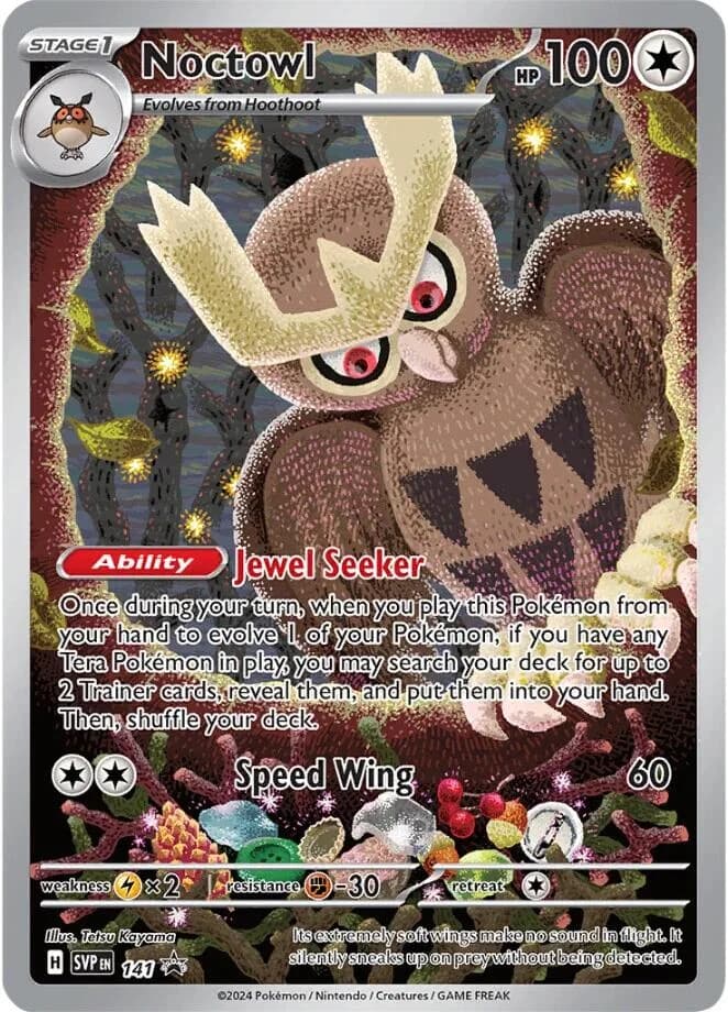 Noctowl Promo 141 Pokémon card