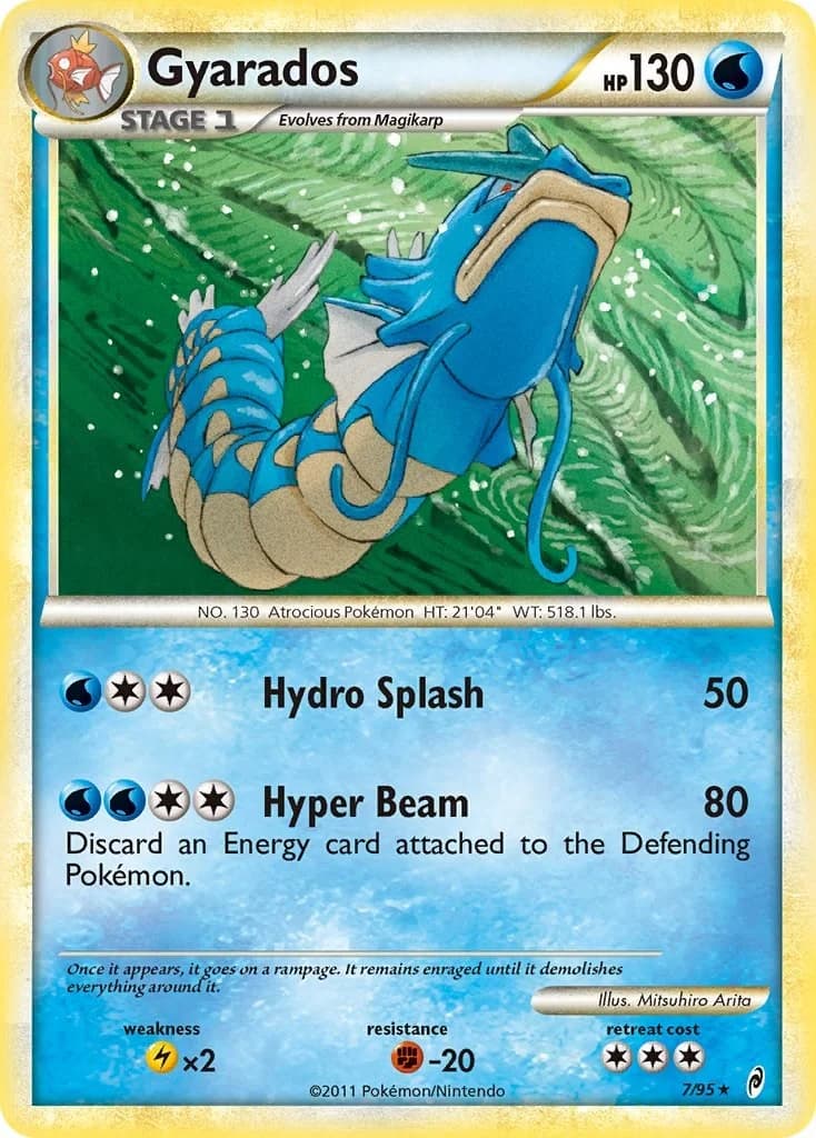 Gyarados Call of Legends 7 Pokémon card