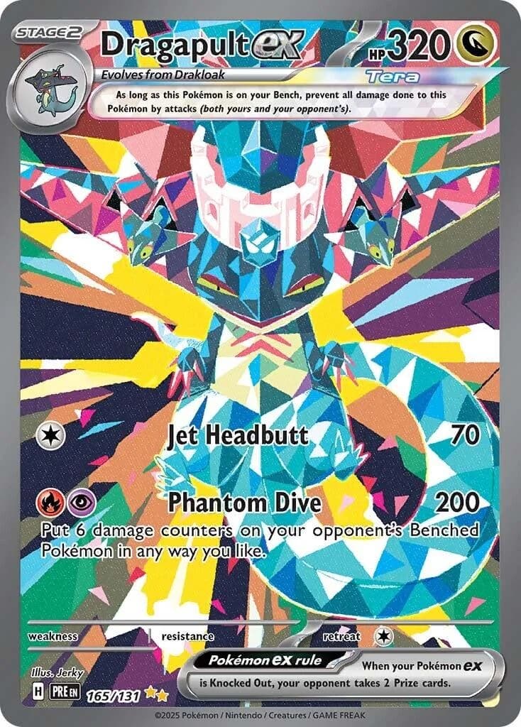 Dragapult ex Prismatic Evolutions 165 Pokémon card