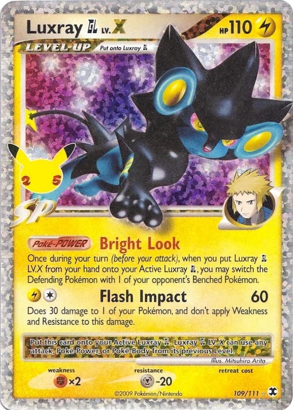 Luxray GL LV.X Celebrations 109 Pokémon card