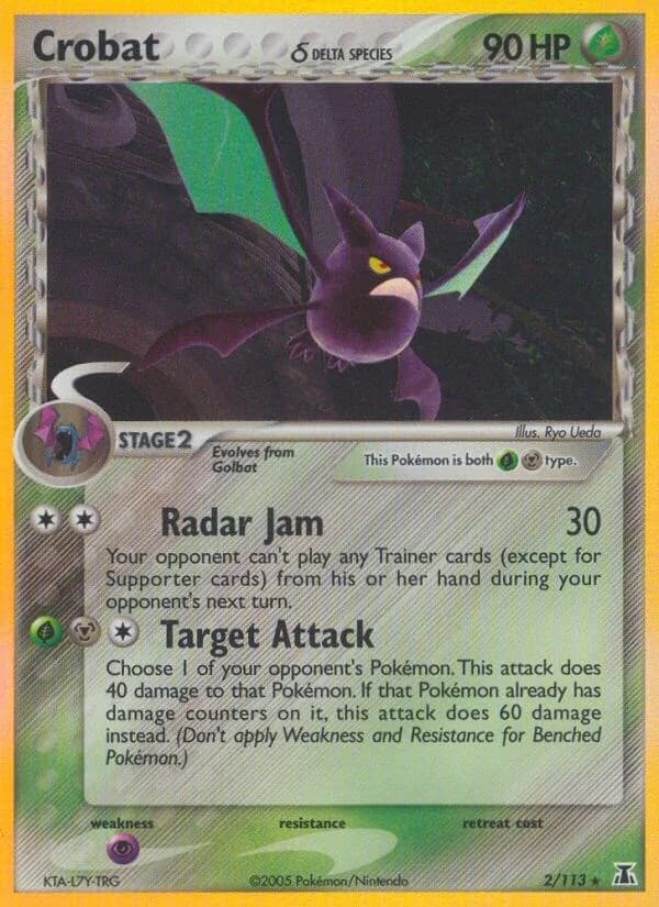 Crobat Delta Species 2 Pokémon card