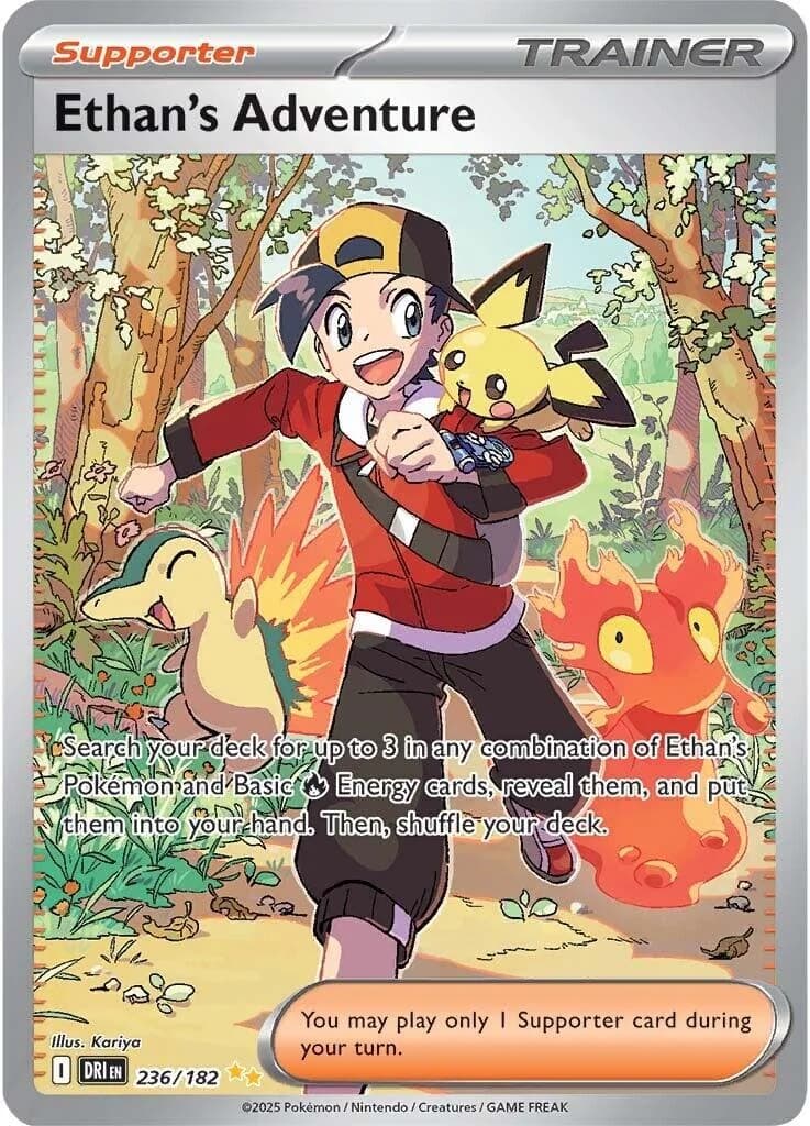 Ethan's Adventure Destined Rivals 236 Pokémon card