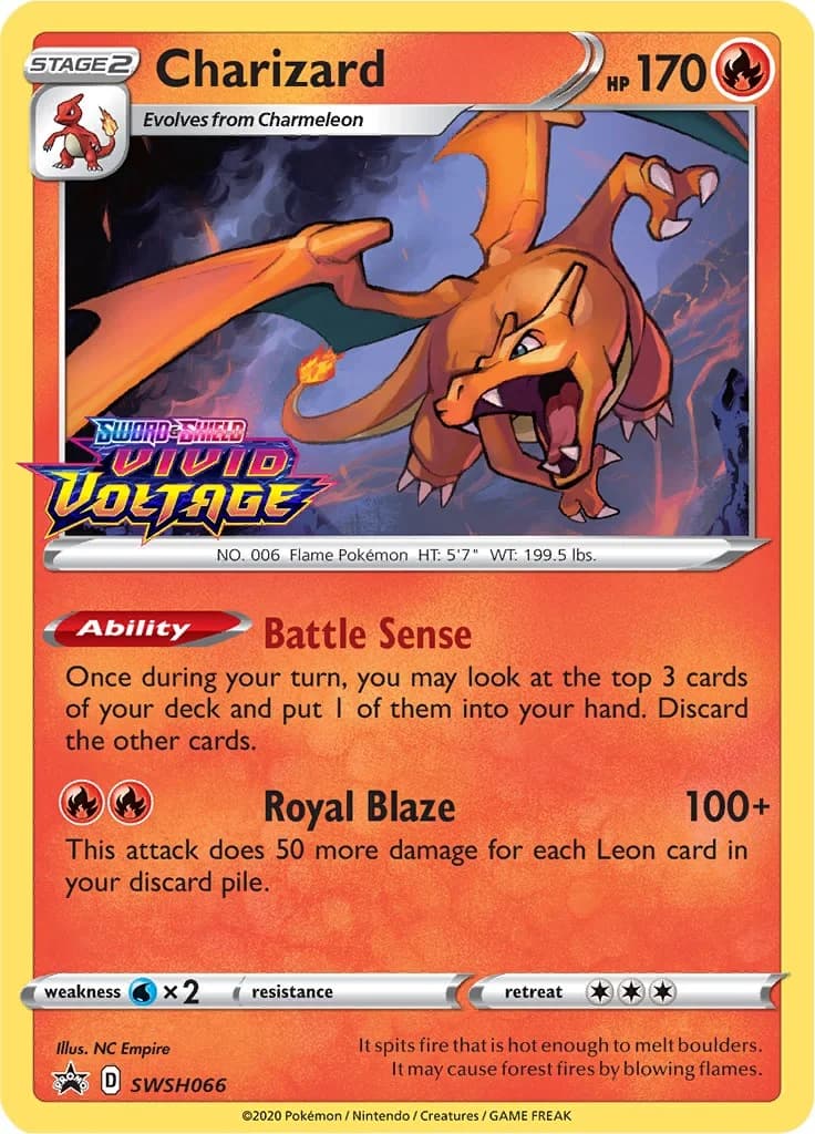 Charizard Promo SWSH066 Pokémon card