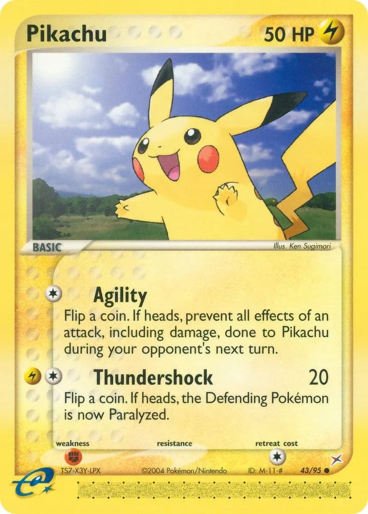Pikachu Team Magma & Team Aqua 43 Pokémon card