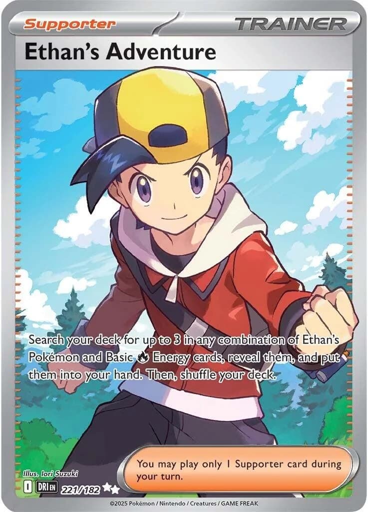 Ethan's Adventure Destined Rivals 221 Pokémon card