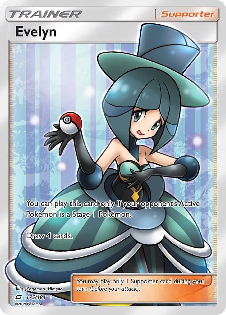 Evelyn Team Up 175 Pokémon card