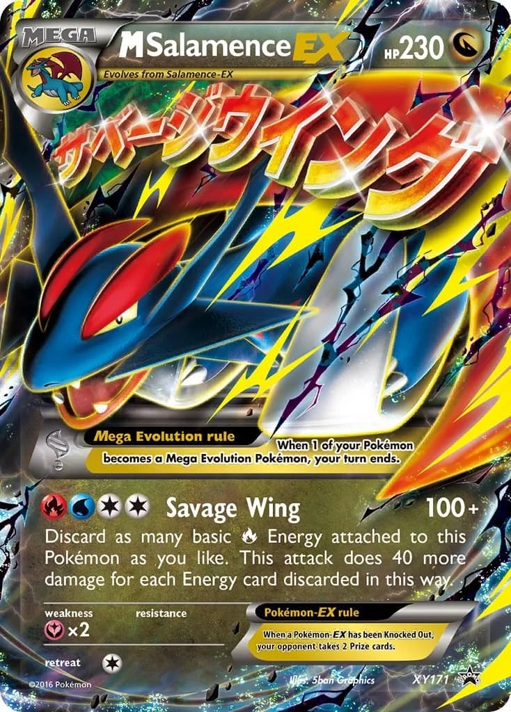 M Salamence EX Promo XY171 Pokémon card