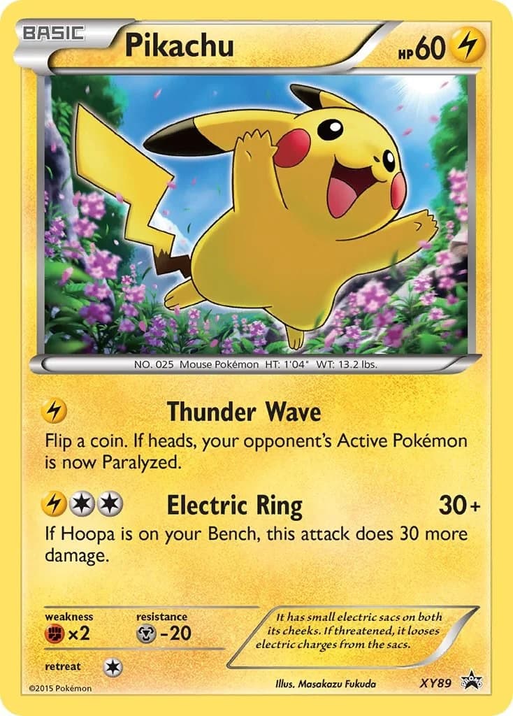 Pikachu Promo XY89 Pokémon card