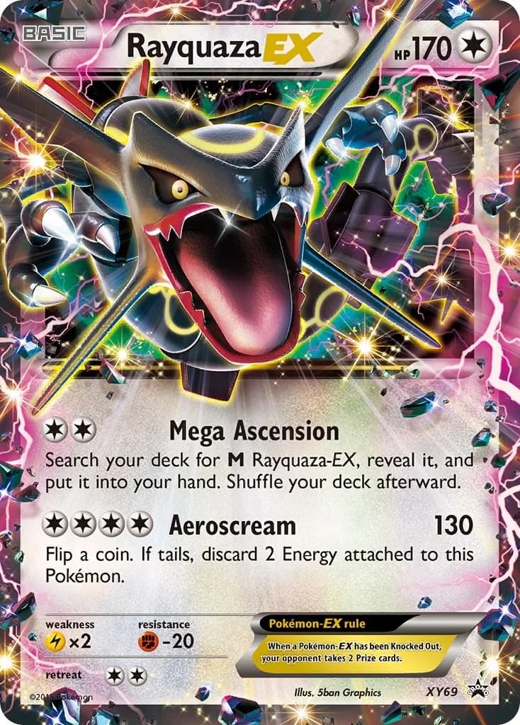 Rayquaza EX Promo XY69 Pokémon card