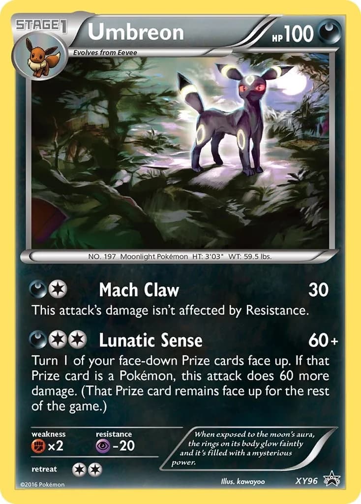 Umbreon Promo XY96 Pokémon card