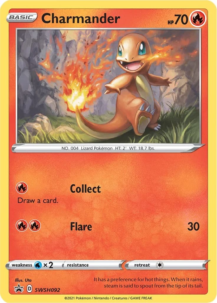 Charmander Promo SWSH092 Pokémon card