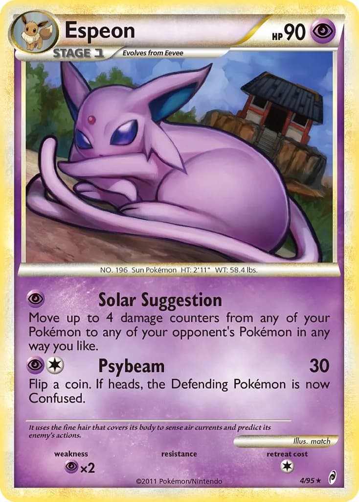 Espeon Call of Legends 4 Pokémon card