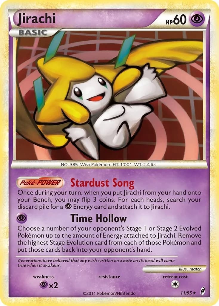 Jirachi Call of Legends 11 Pokémon card