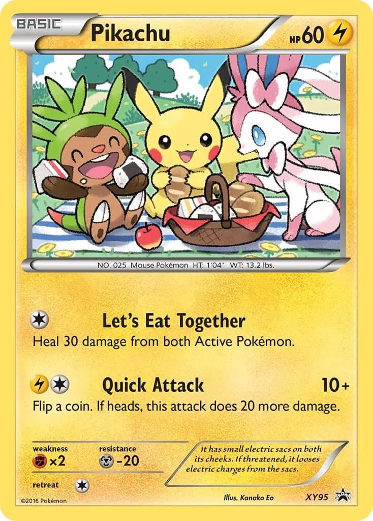 Pikachu Promo XY95 Pokémon card