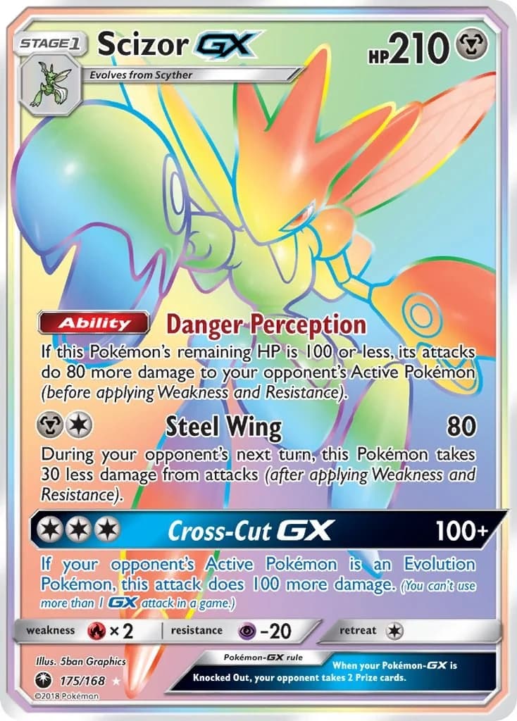 Scizor GX Celestial Storm 175 Pokémon card