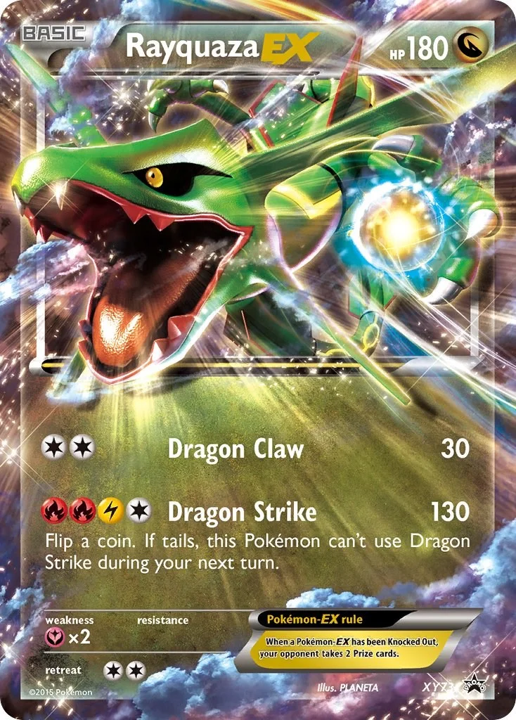 Rayquaza EX Promo PSA 9 Pokémon card