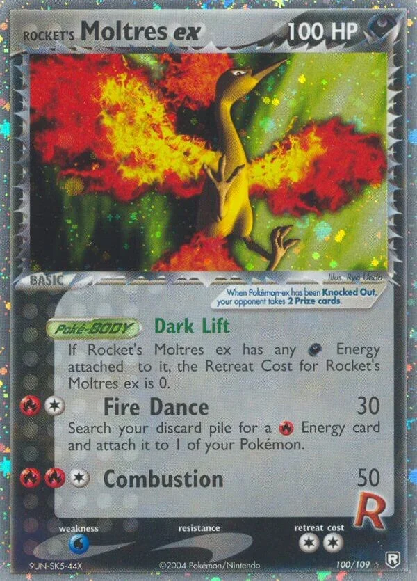 Rocket's Moltres EX Team Rocket Returns PSA 9 Pokémon card