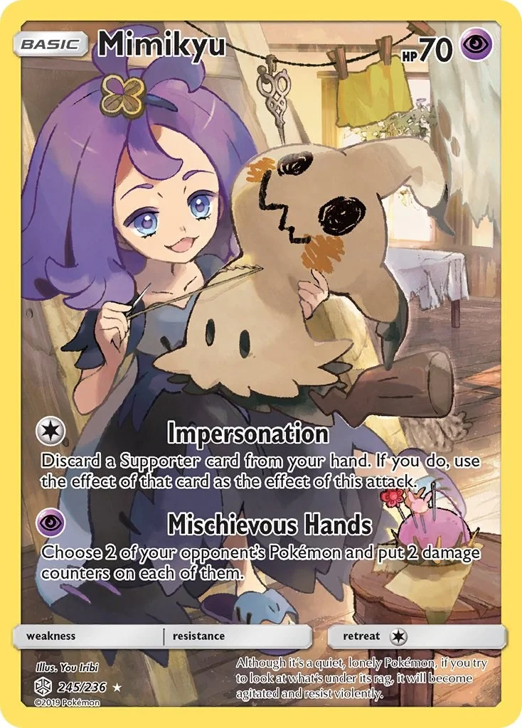 Mimikyu Cosmic Eclipse PSA 10 Pokémon card